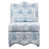 Toile de Jouy bleu clair et blanc