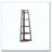 70.07" Tall Corner Shelf, 5 Tier Rustic Brown Corner Bookshelf Bookcase Industrial Corner Ladder Shelf Plant Stand For Living Room