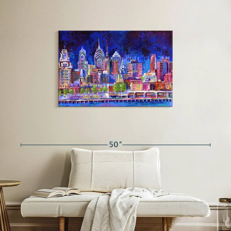 Ravi Philadelphia, 24" H x 36" W