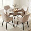 Belshire Black Effect Ash Wooden Frame Dining Chair-219614680
