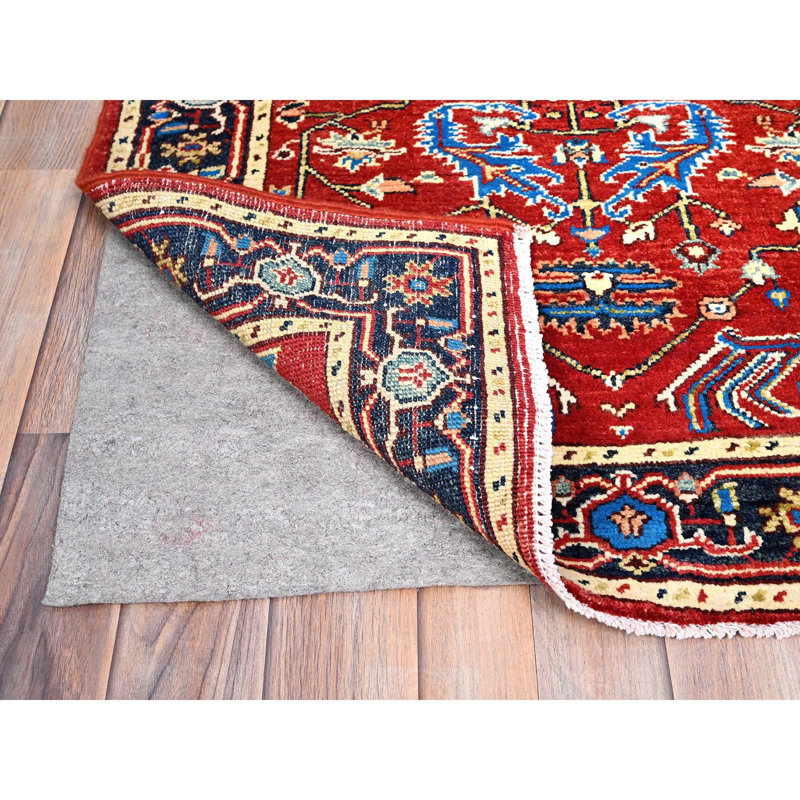 Tapis nouvel âge rectangulaire unique de 2 pi 10 po x 4 pi 7 po Wigburg