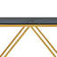 Briant 120cm Glass Top Console Table