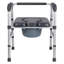 Levede 3 in 1 Commode Chair Folding Shower Chair Toilet Seat Riser Adjustable