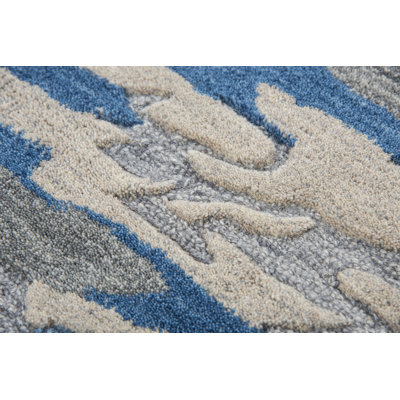 Stephenson Hand Tufted Wool Abstract Indoor Rug