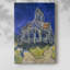 «The Church at Auvers», toile tendue par Vincent Van Gogh-974648742