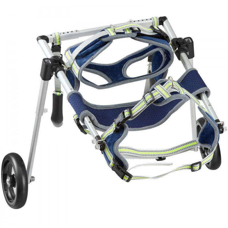 Foldable Pet Jogger Stroller, 18.89" H x 19.48" W x 11.61" D