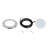 Silver Low Voltage Integrated LED Metal Well Light