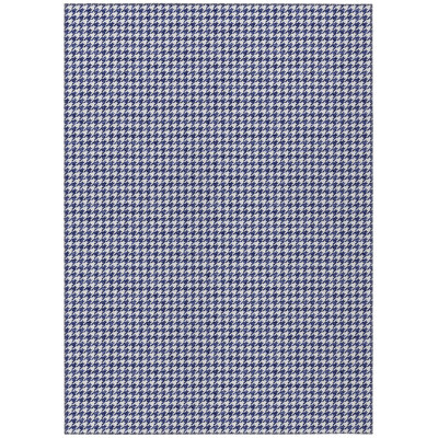 Loreen Washable Houndstooth Indoor / Outdoor Rug