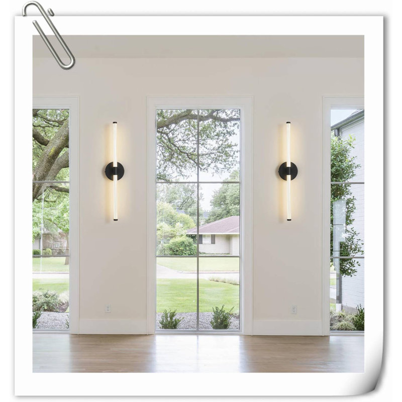 Debee Brass LED Plug-in Armed Sconce