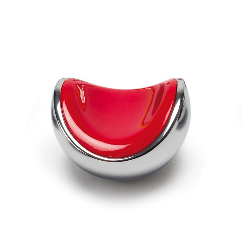 poignée fantaisie demi-lune Neon, Rouge