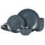 Gibson Home Queenslane 12 Piece Stoneware Matte Dinnerware Set - Matte Blue-98537342