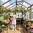 6x8 ft Greenhouse for Outdoors, Large Wooden Greenhouses with Adjustable Roof Vent & PC Panels & Lockable Door, Heavy Duty Spruce Frame Green House for Garden, Backyard, Patio-124934820-124934824