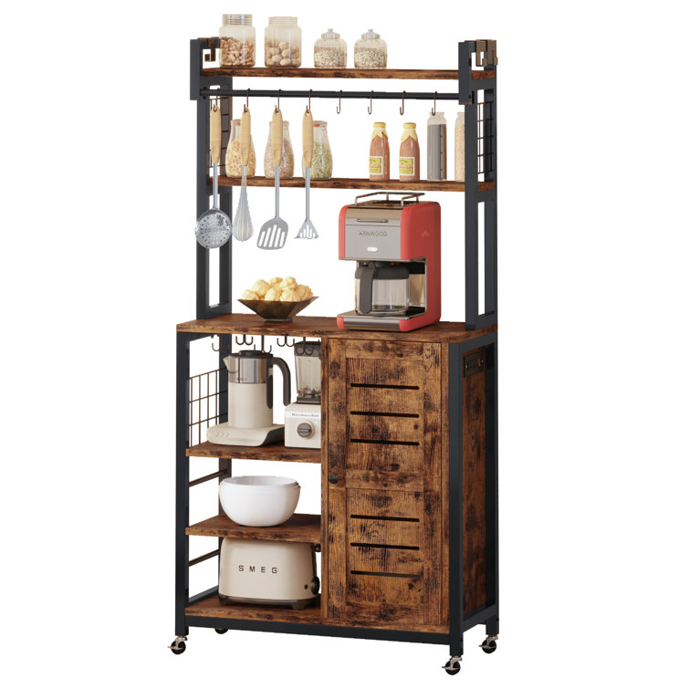 29.5'' Steel Standard Baker's Rack with Microwave Compatibility