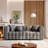Beline 3-Seater Sofa, Modern Upholstery Couch with Toss Pillows-385898848