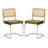 Space Saving 24 Inch Round Dining Set, 3-piece Table With Rattan Back Chairs-300931693-300931692
