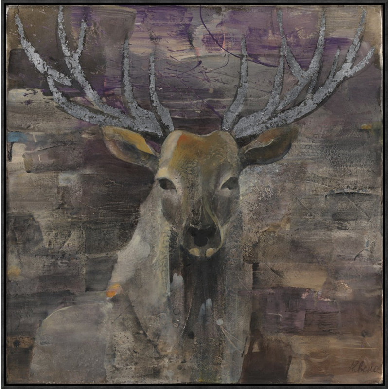 " The Leader " by Albena Hristova, 18" H x 18" W, Wrapped Canvas, No Mat