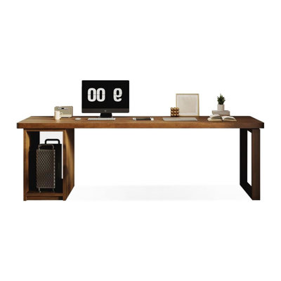 Dark Walnut Rectangular Solid Wood Writing desk