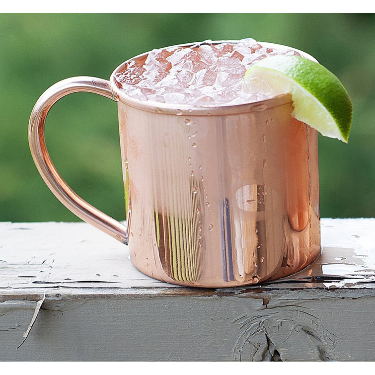 Copper Studio Moscow Mule Copper Mugs Set Of 4 100% Handcrafted