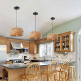 Bribie 1 - Light Natural Dome Pendant