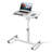 Lifting Computer Desk, Multifunctional Standing Table, Laptop Cart with Mouse Pad for Small Spaces-1735301743