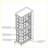 Cabinets, Traditional Cherry Glass Display Cabinet with Adjustable Shelves &amp; E26 Bulb | MDF+Glass | Living Room-1613144727
