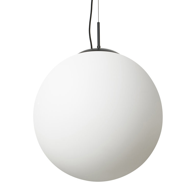 Herrera 1 - Light Sphere Pendant, 50cm H x 50cm W x 50cm D, Opal/White
