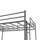 Metal Full Size Loft Bed With Slide And Ladder,  Black