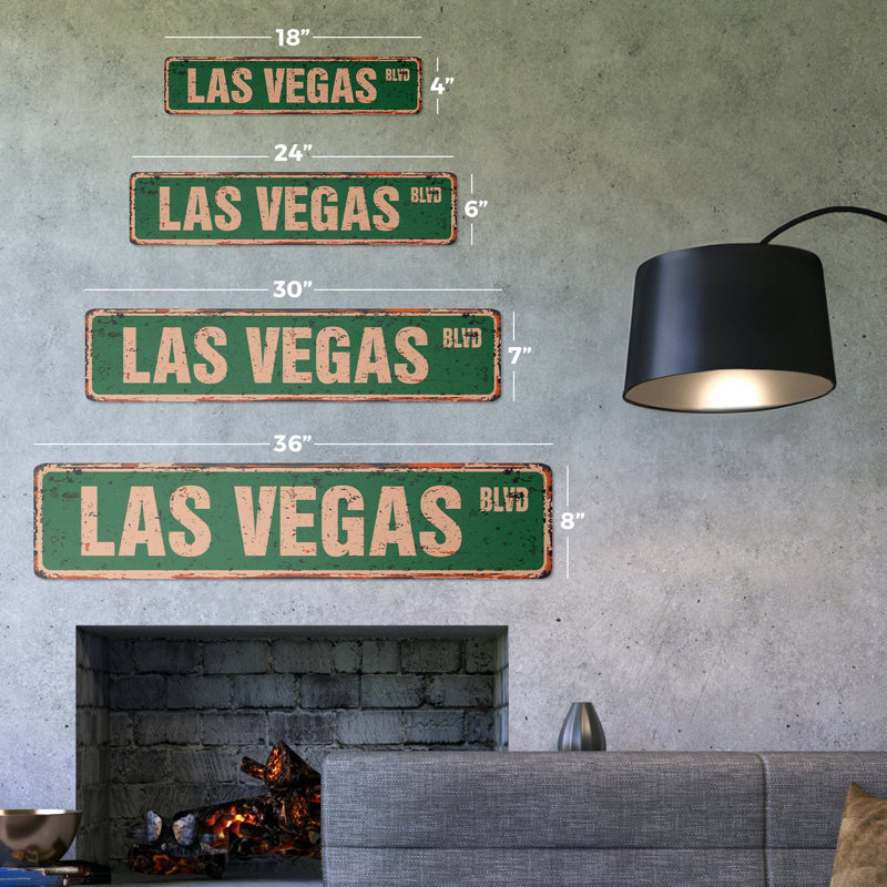 Plaque de rue Las Vegas