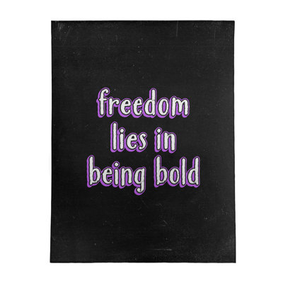 Quotes Chenille Indoor Rug