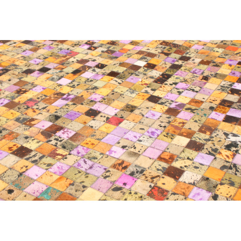 Costinela Cowhide Patchwork Indoor Rug