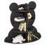 Algar Bear Kids Bookshelf, 4-Tier Toddler Montessori Shelf Book Rack