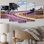 Road Curves Of Purple Serenity II - Art mural sur toile, 5 panneaux
