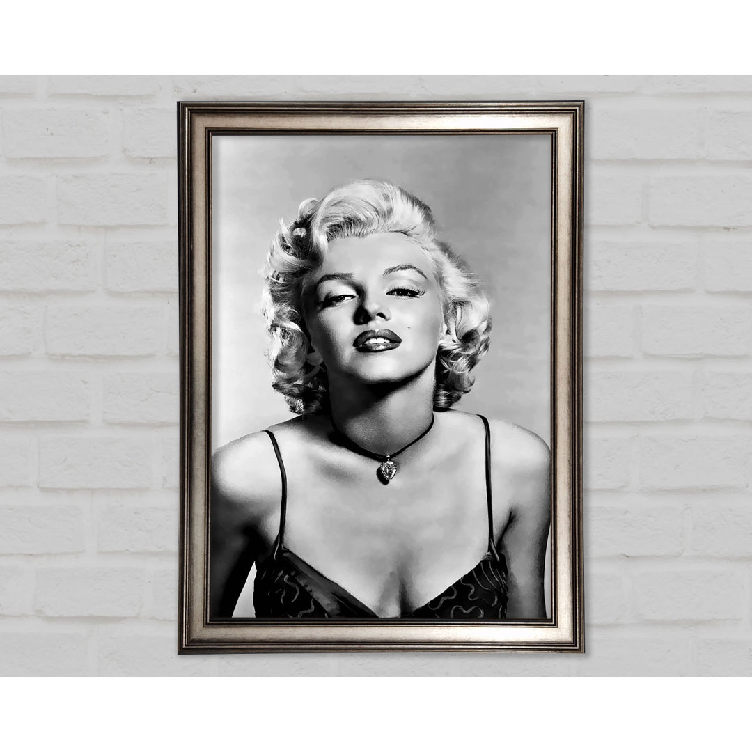 Marilyn Monroe Kuss - Einzelner Bilderrahmen Kunstdrucke