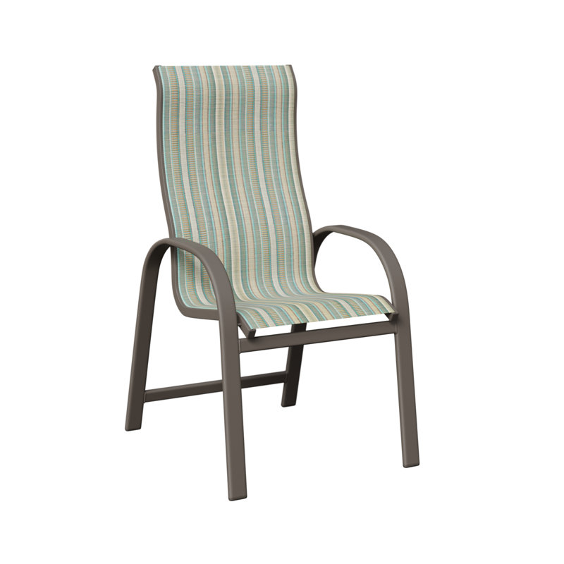Chaise berçante à haut dossier berlinois Berlin Gardens, Graphite, Spa à rayures Windsor