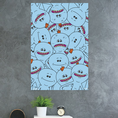 « rick and morty-mr meeseeks », impression sur papier
