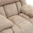 Kinue 41.3" W Swivel Upholstered Recliner with Massage and Heat-1203195938