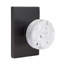 Terrazzo Round Knob with Rectangle Rosette-722826254
