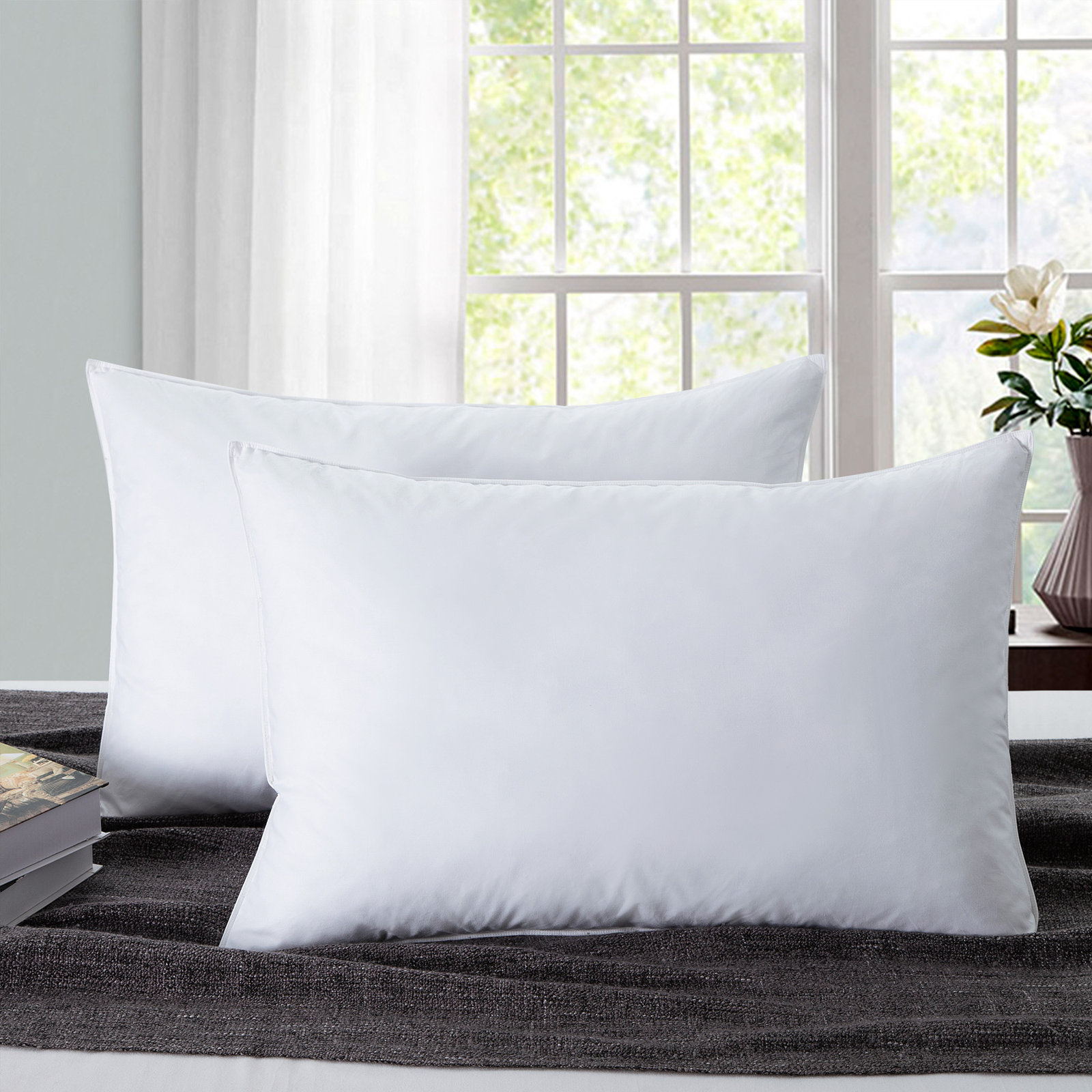 Plush Feather Pillow, Queen