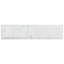 Carrelage mural en céramique aspect pierre 3 po x 12 po Classico Carrara