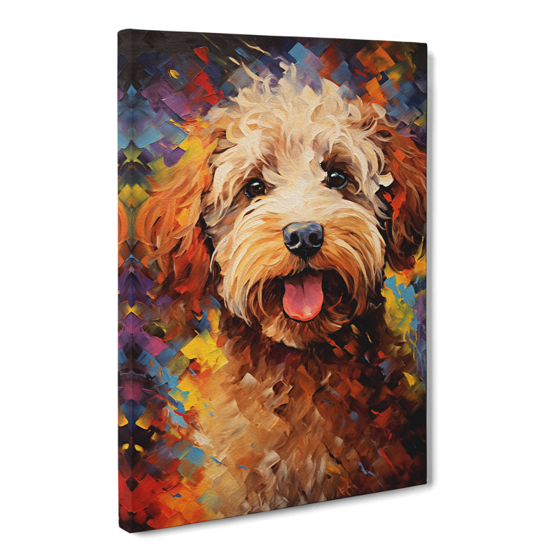 Cockapoo Impressionism No.4 - Print, 60cm H x 40cm W x 3cm D