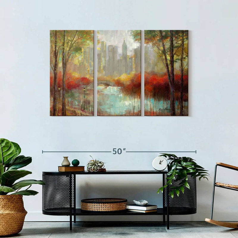  «Autumn View», H 28 po x l 45 po