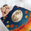 Jeté en flanelle Moonlit Night Sky Luxury, couverture douce et chaude pour le canapé-lit du salon-133686384