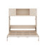 Lit escamotable double avec armoires de rangement