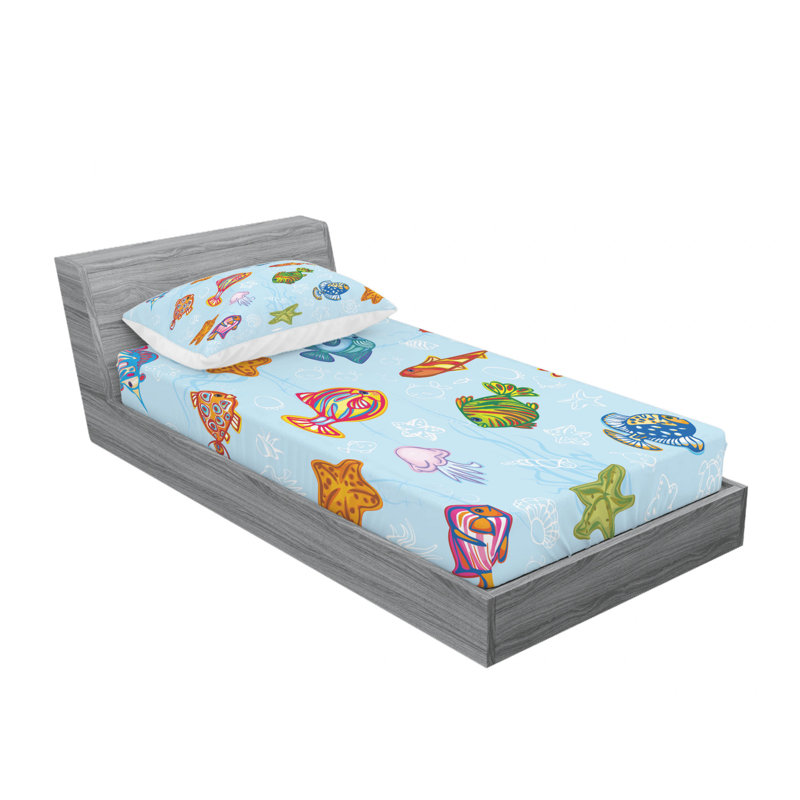 Microfiber Sheet Set, Twin XL Sheet Set with Fitted Sheet