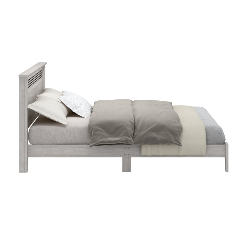Allyannah Queen Platform Bed, Dusty Gray Oak