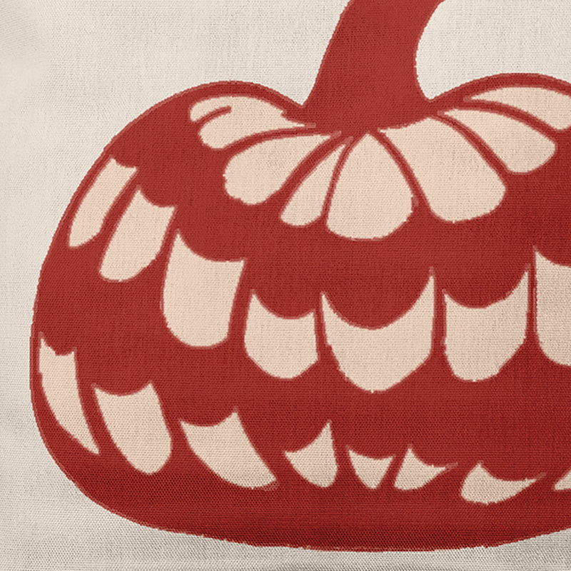 Coussin décoratif citrouille Perfection, 20 po x 20 po, Érable rouge