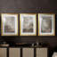 Fresco Collage I - Impression sur mesure encadrée de qualité supérieure - 3 pièces-726766522-726766525