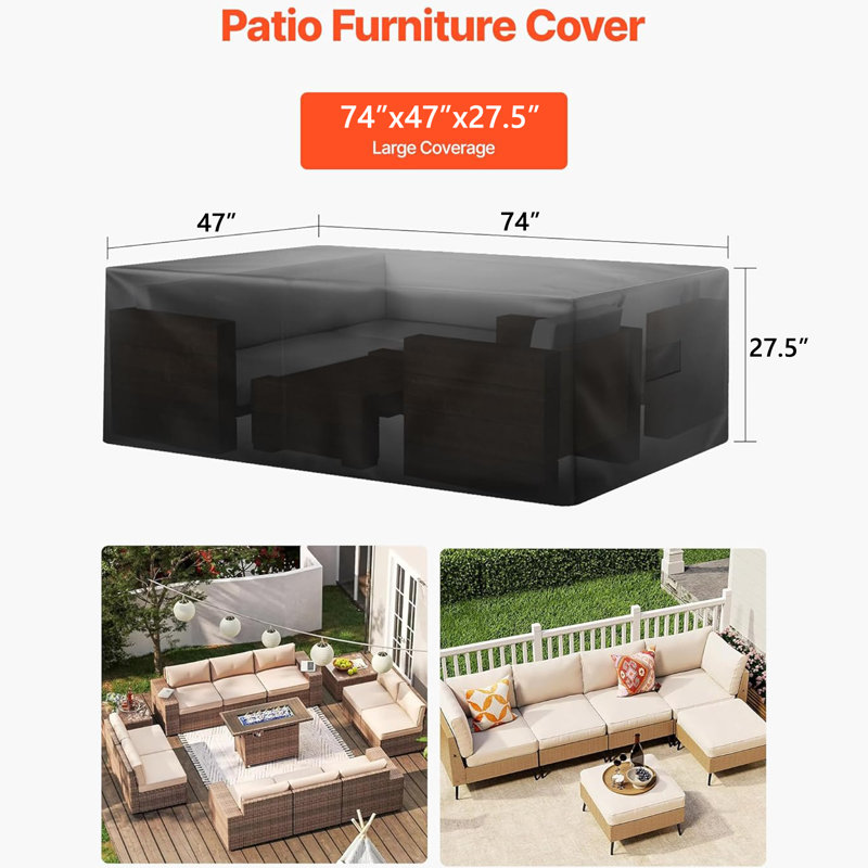 Housse pour table et chaises d'extérieur imperméable
