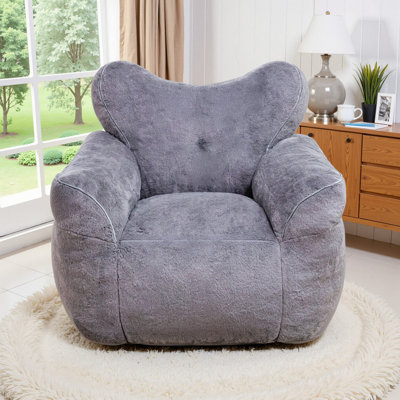 Large Size Faux Fur Soft Bean Bag Chairs