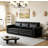 Chesterfield King Pull Out Sofa Bed, 3-In-1 Faux Leather Convertible Sleeper With Nailhead Trim & Rolled Arm, Multi-Functional And Stylish-66163230